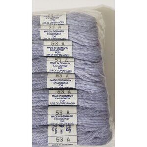 Wool 9 PKGS of 24 Designer Denmark yarn Tapestry Gray 8.8 yds Moth Proof